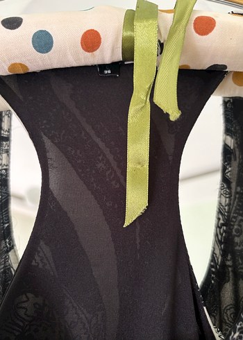 Zara Bohem Desenli Uzun Askılı Elbise
