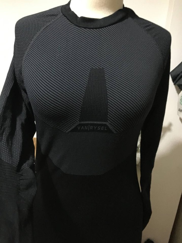 Siyah Biker Stil Hamile Uzun Kollu Tişört - Görsel 3