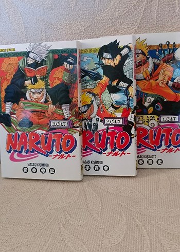 Naruto Mangası 1 2 3 Cilt Seti