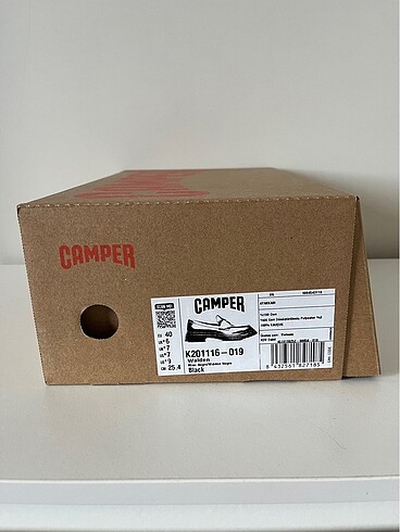 Camper Camper Walden Black 40 numara