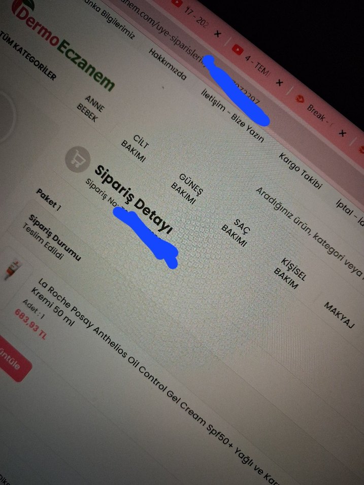 La Roche-Posay Güneş kremi oil control gel cream - Görsel 3