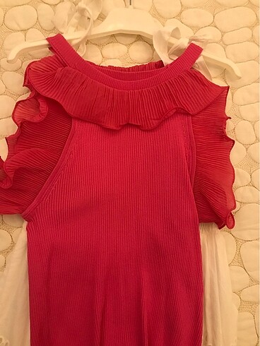 Zara Volanlı Bluz