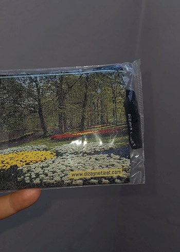 DİZAYN ETİKET BASKILI DESENLİ CÜZDAN - Görsel 7