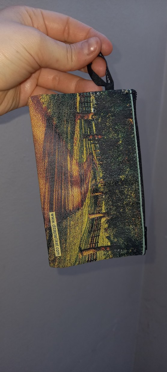 DİZAYN ETİKET BASKILI DESENLİ CÜZDAN - Görsel 2