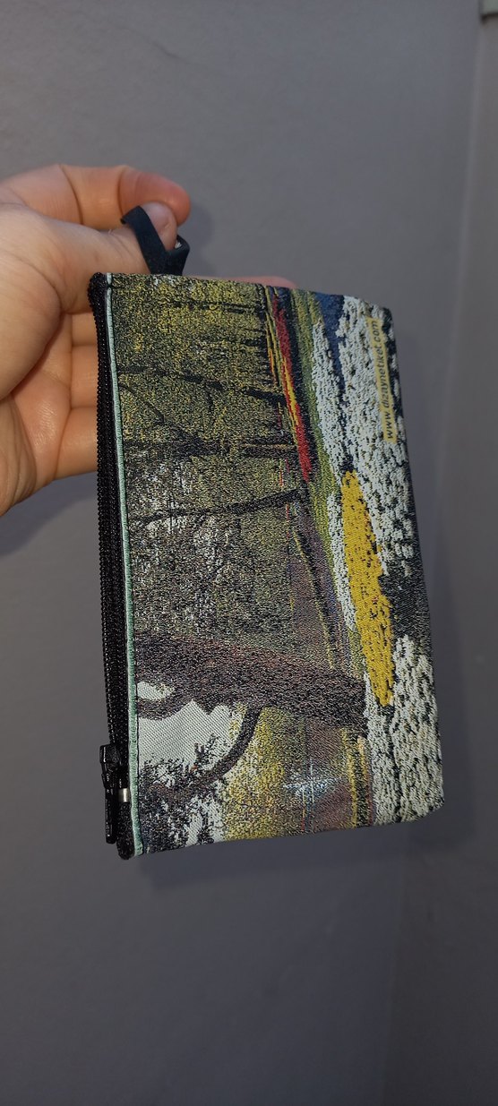 DİZAYN ETİKET BASKILI DESENLİ CÜZDAN - Görsel 3