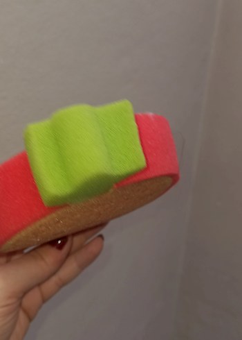 Renkli Çilek Şeklinde Yumuşak Banyo Süngeri - Görsel 6