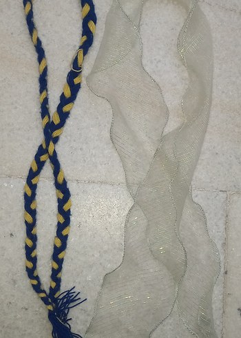 Örgü Desenli Fenerbahçe Aksesuar ve Süslü Kordon Set - Görsel 3