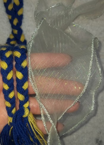 Örgü Desenli Fenerbahçe Aksesuar ve Süslü Kordon Set - Görsel 5