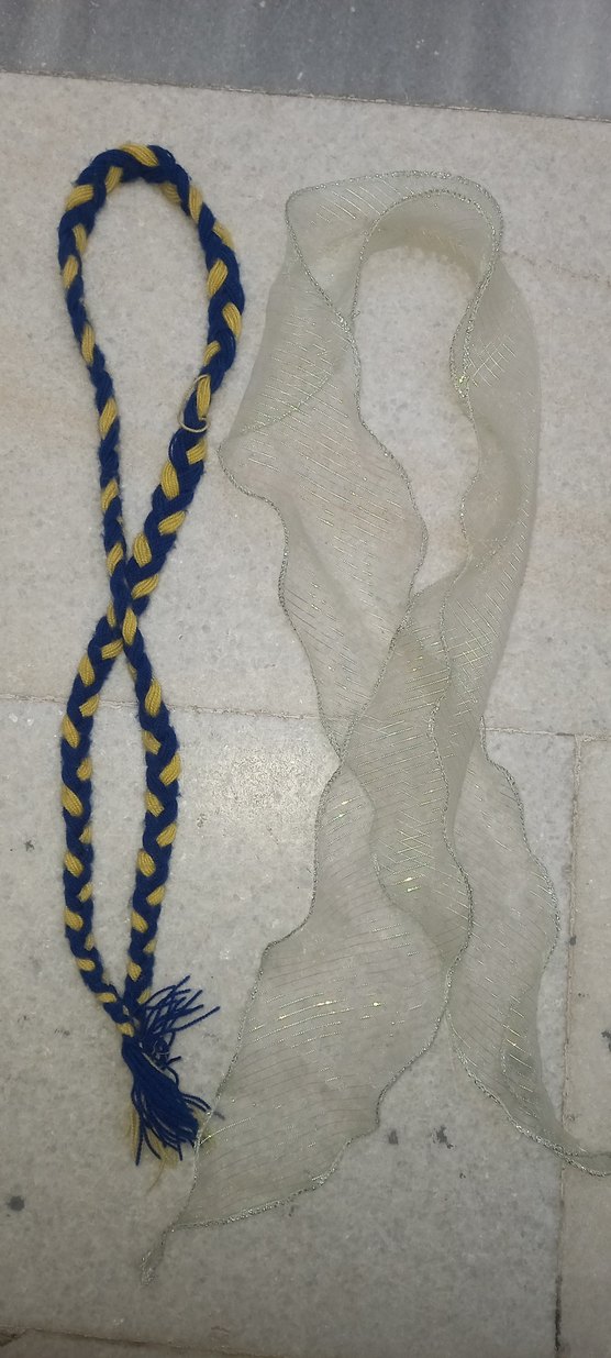 Örgü Desenli Fenerbahçe Aksesuar ve Süslü Kordon Set - Görsel 3