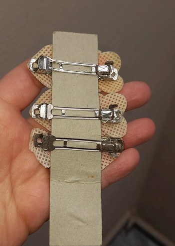 Pembe Yılan Desenli Çocuk Toka Seti 3lü Çıtçıtlı - Görsel 2