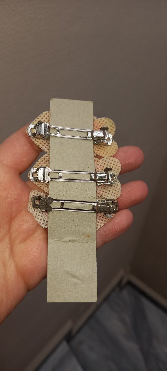 Pembe Yılan Desenli Çocuk Toka Seti 3lü Çıtçıtlı - Görsel 2