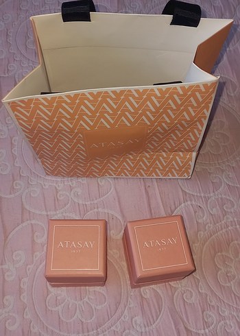2K Pastel Bej Atasay Blush Takı Kutuları Seti