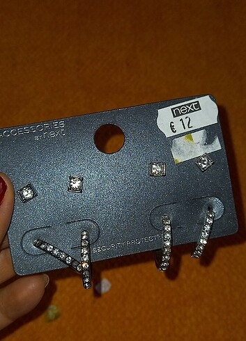 ACCESSORIES BY NEXT 4 ÇİFT KÜPE SETİ YURTDIŞINDAN