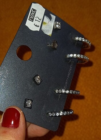 Beden ACCESSORIES BY NEXT 4 ÇİFT KÜPE SETİ YURTDIŞINDAN
