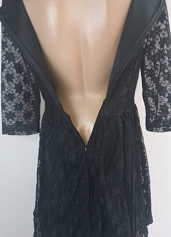 TOPSHOP DANTELLİ TRANSPARAN ELBİSE BAYRAMLIK???? - Görsel 6