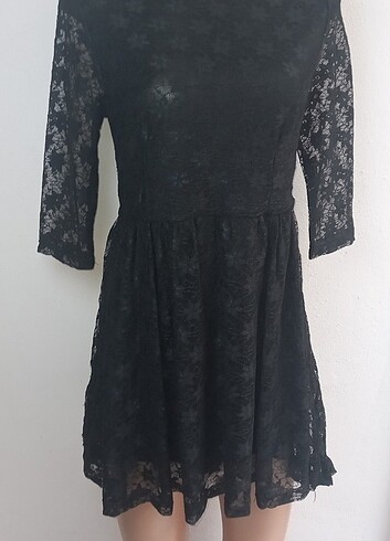 TOPSHOP DANTELLİ TRANSPARAN ELBİSE BAYRAMLIK???? - Görsel 7