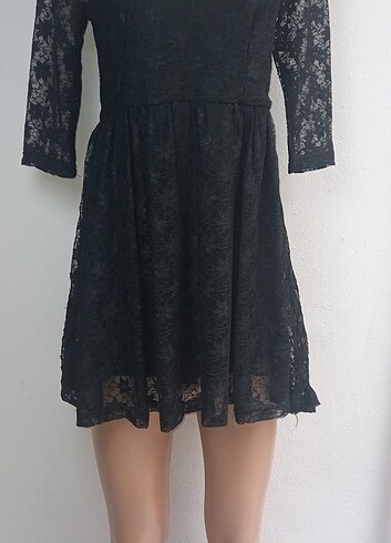 TOPSHOP DANTELLİ TRANSPARAN ELBİSE BAYRAMLIK???? - Görsel 8