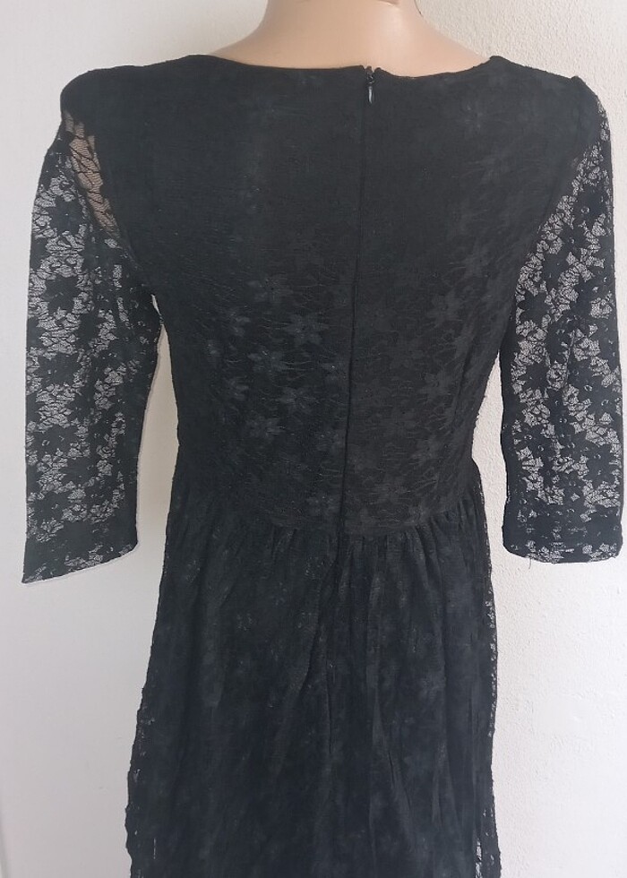 TOPSHOP DANTELLİ TRANSPARAN ELBİSE BAYRAMLIK???? - Görsel 4