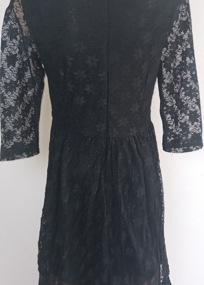 TOPSHOP DANTELLİ TRANSPARAN ELBİSE BAYRAMLIK???? - Görsel 5