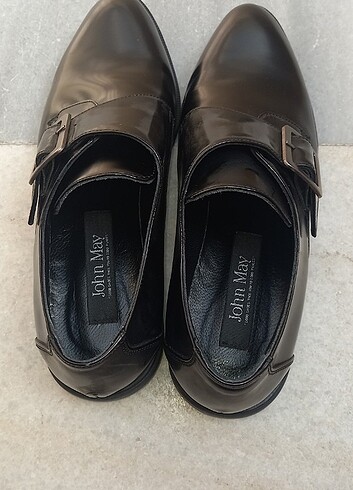JOHN MAY MARKA ERKEK ŞIK KLAS AYAKKABI SİYAH - Görsel 2