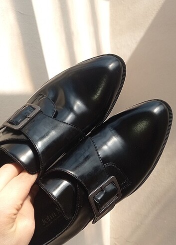JOHN MAY MARKA ERKEK ŞIK KLAS AYAKKABI SİYAH - Görsel 5