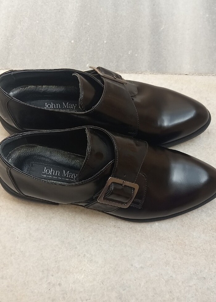 JOHN MAY MARKA ERKEK ŞIK KLAS AYAKKABI SİYAH - Görsel 3