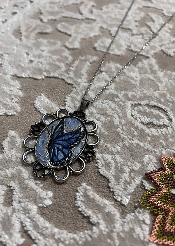 Nakışlı Dantel Bohem Uzun Kolye
Etamin kolyeler - Görsel 2