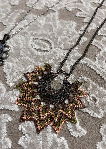 Nakışlı Dantel Bohem Uzun Kolye
Etamin kolyeler - Görsel 3