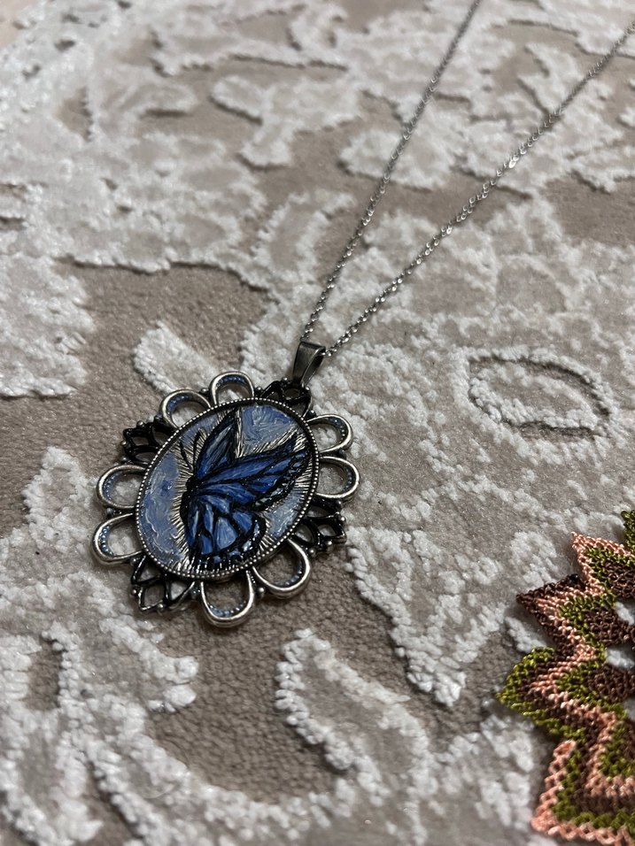 Nakışlı Dantel Bohem Uzun Kolye
Etamin kolyeler - Görsel 2