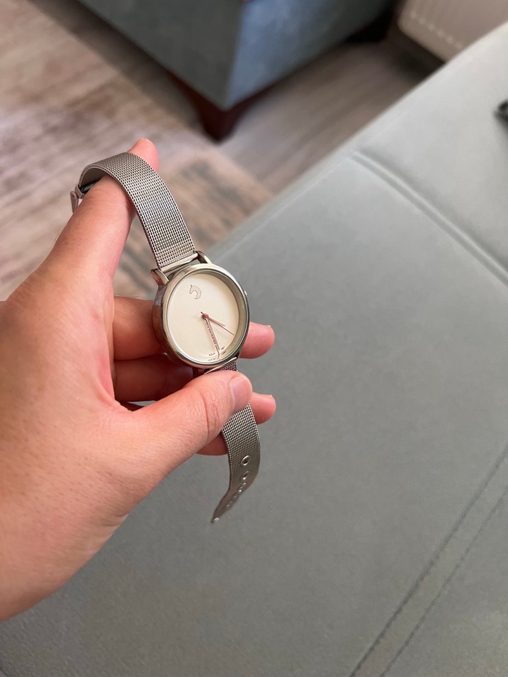 Polo saat Minimalist Bej Kadın Kol Saati - Görsel 3