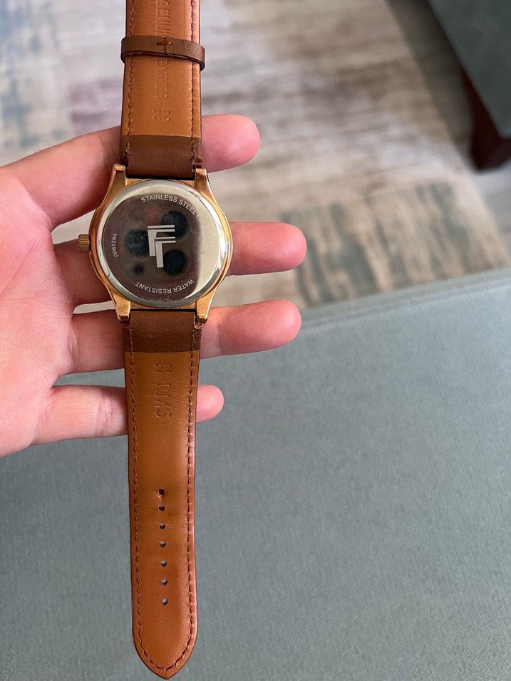 Ferrucci saat Parlak Kahverengi Klasik Kadın Saati - Görsel 5