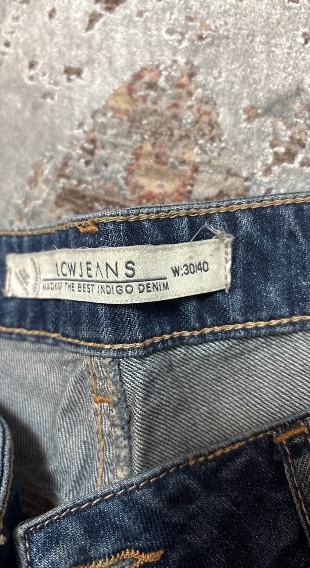 Mom jean Yırtık Kadın Kot Pantolon - Görsel 2