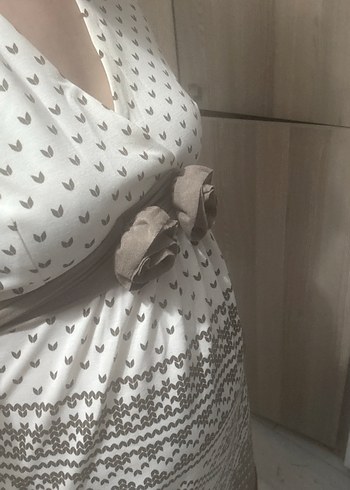 Hamile elbisesi rahat penye - Görsel 5