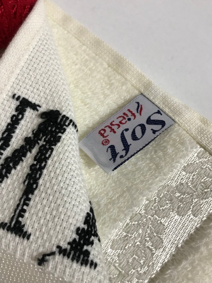 Nakışlı Beyaz Havlu Gokhan Asude - Görsel 5