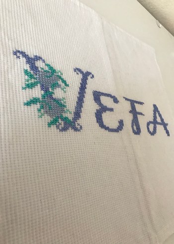 Boncuk İşlemeli Nakışlı Vintage Broş - Görsel 3