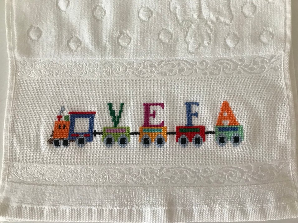 Renkli Nakışlı Bohem Havlu - Görsel 4