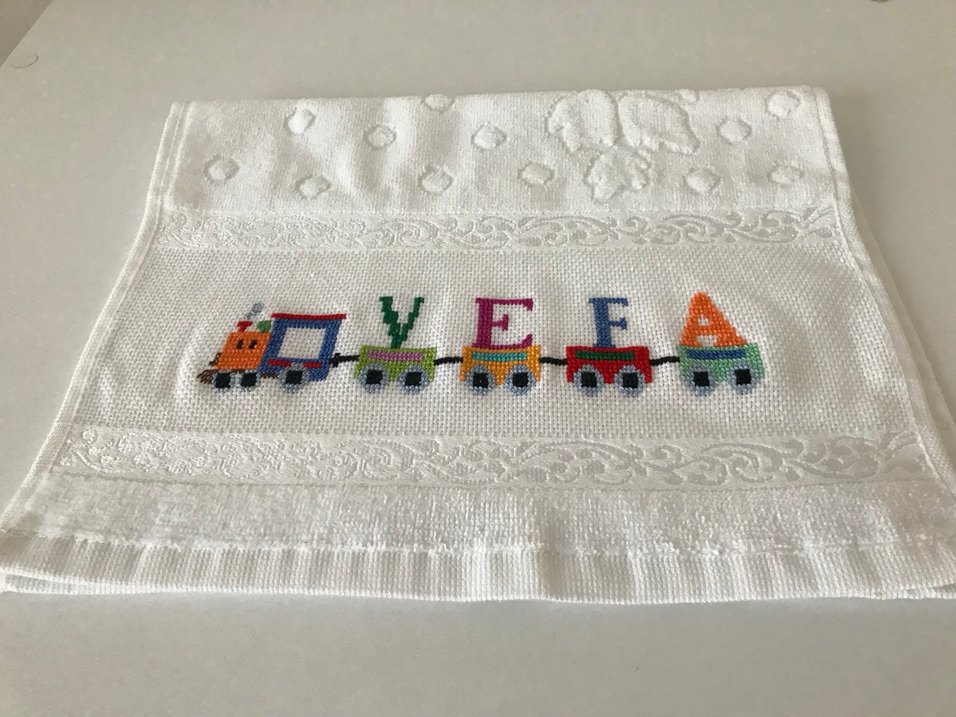 Renkli Nakışlı Bohem Havlu - Görsel 3