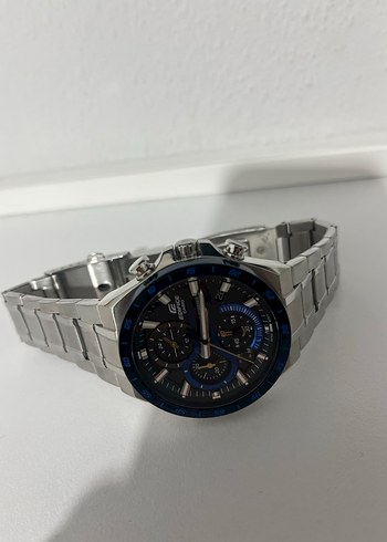 Erkek Mavi İş Saatı Parlak Tasarımla - Görsel 5