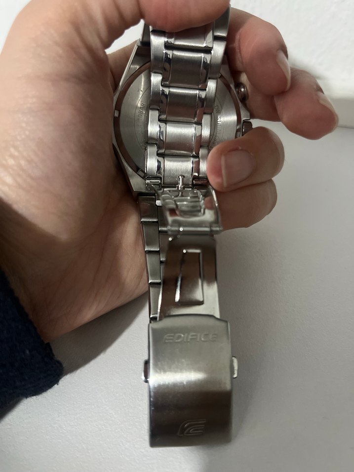 Erkek Mavi İş Saatı Parlak Tasarımla - Görsel 4