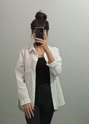 Kadın Oversize Basic Gömlek