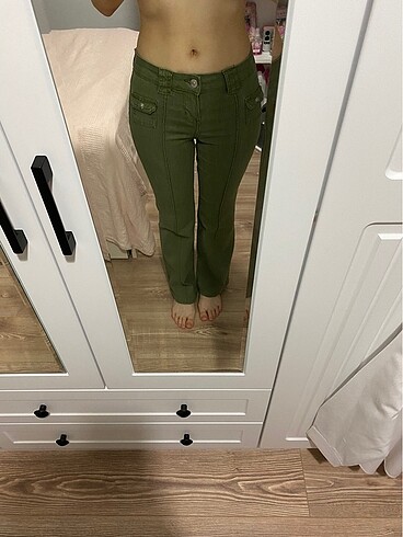 H&M düşük belli y2k jean