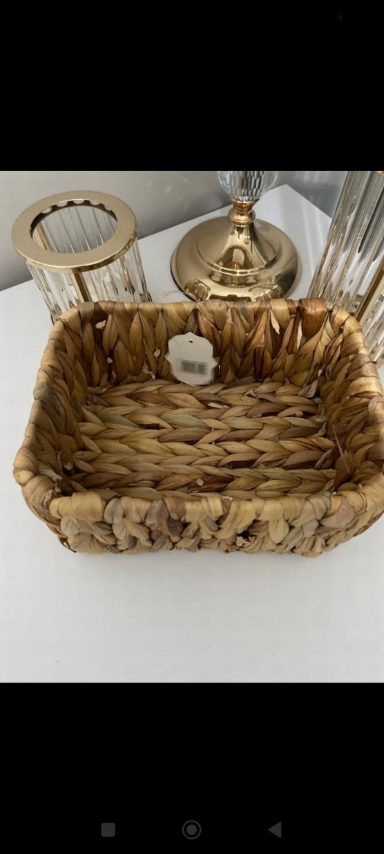 Bej Örgü Saklama Sepeti - Görsel 2