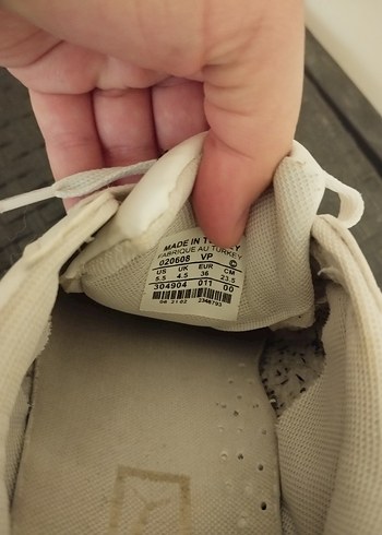 36 Beden beyaz Renk Beyaz Kadın Stiletto Topuklu Spor Ayakkabı