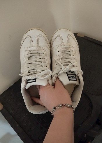 Beyaz Kadın Stiletto Topuklu Spor Ayakkabı