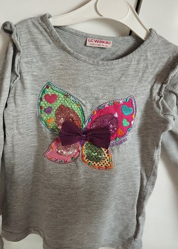 Lcw Waikiki kız çocuk tişört uzun kollu - Görsel 4