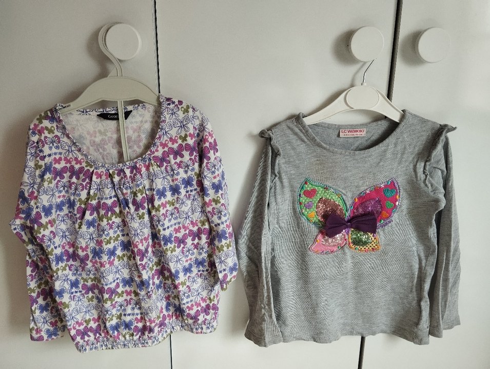 Lcw Waikiki kız çocuk tişört uzun kollu - Görsel 2