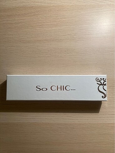 So Chic So Chic 18 Ayar Beyaz Altın Kaplama Gümüş Bileklik Sonsuzluk