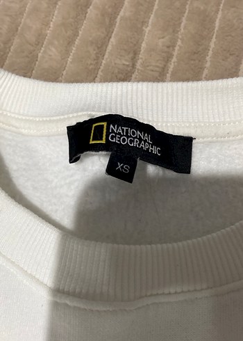 National Geographic Beyaz Kadın Sweat - Görsel 4