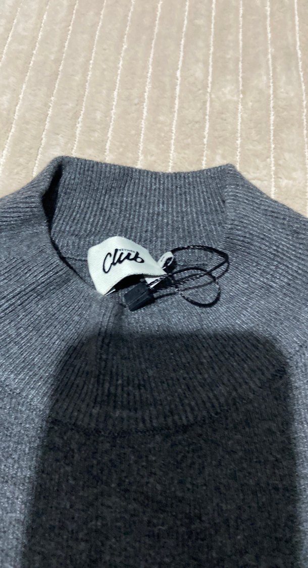 Beymen Gri Yüksek Yakalı Kadın Triko - Görsel 2