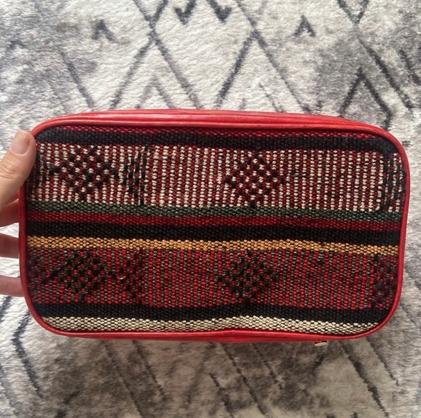 Nona Nakışlı Bohem Kadın Makyaj Çantası - Görsel 2